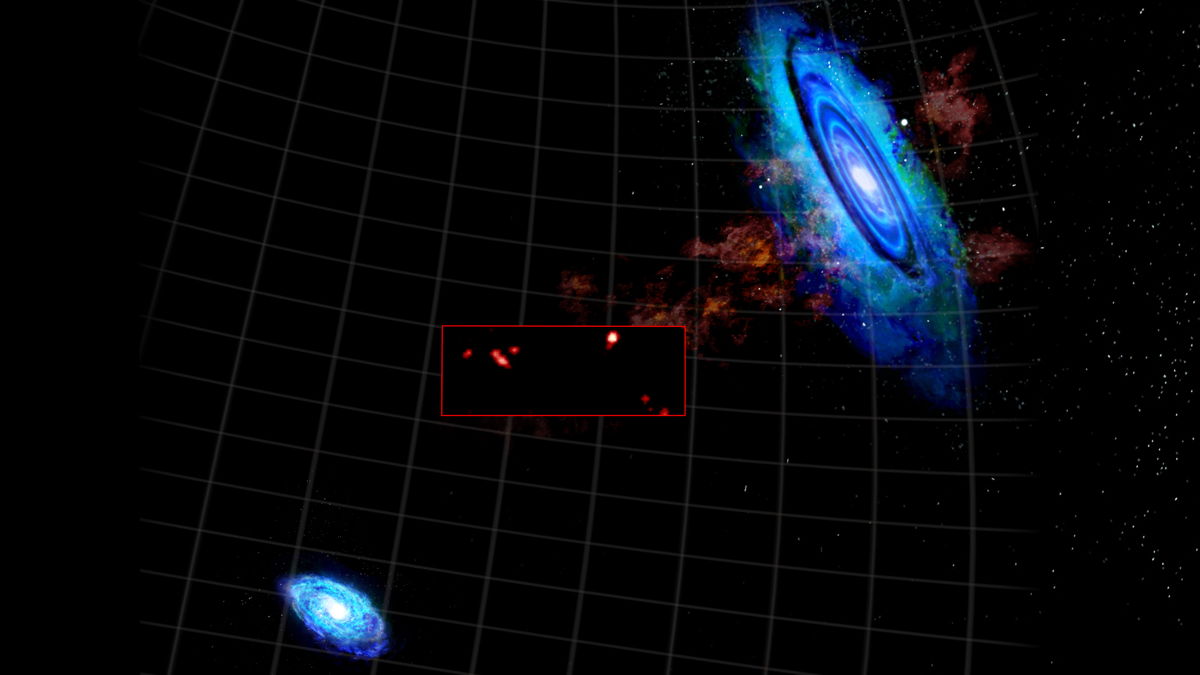 Giant Gas Clouds Found In Void Between Nearby Galaxies